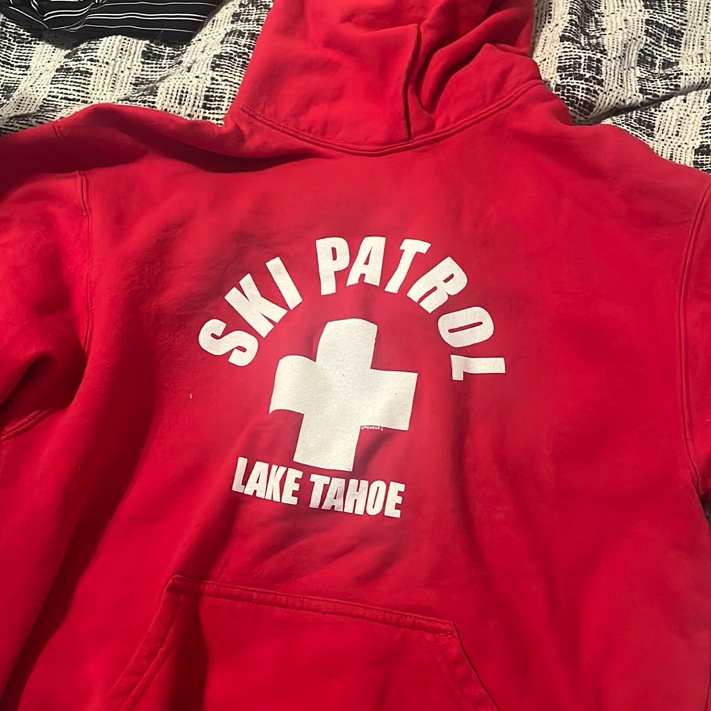 Lifeguard ski patrol Lake Tahoe hoodie size extra large kids